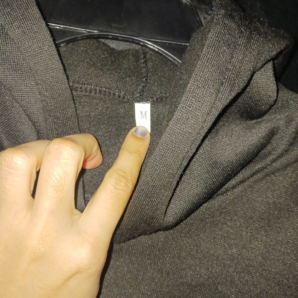 Women black jacket & pant set - Picture 9 of 11